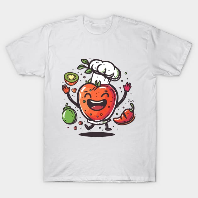 cooking dance T-Shirt by Printashopus